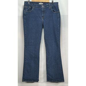 Levi's 529 Curvy Boot Cut Jeans Women's Size 16 M Blue Regular Fit Denim 34x32